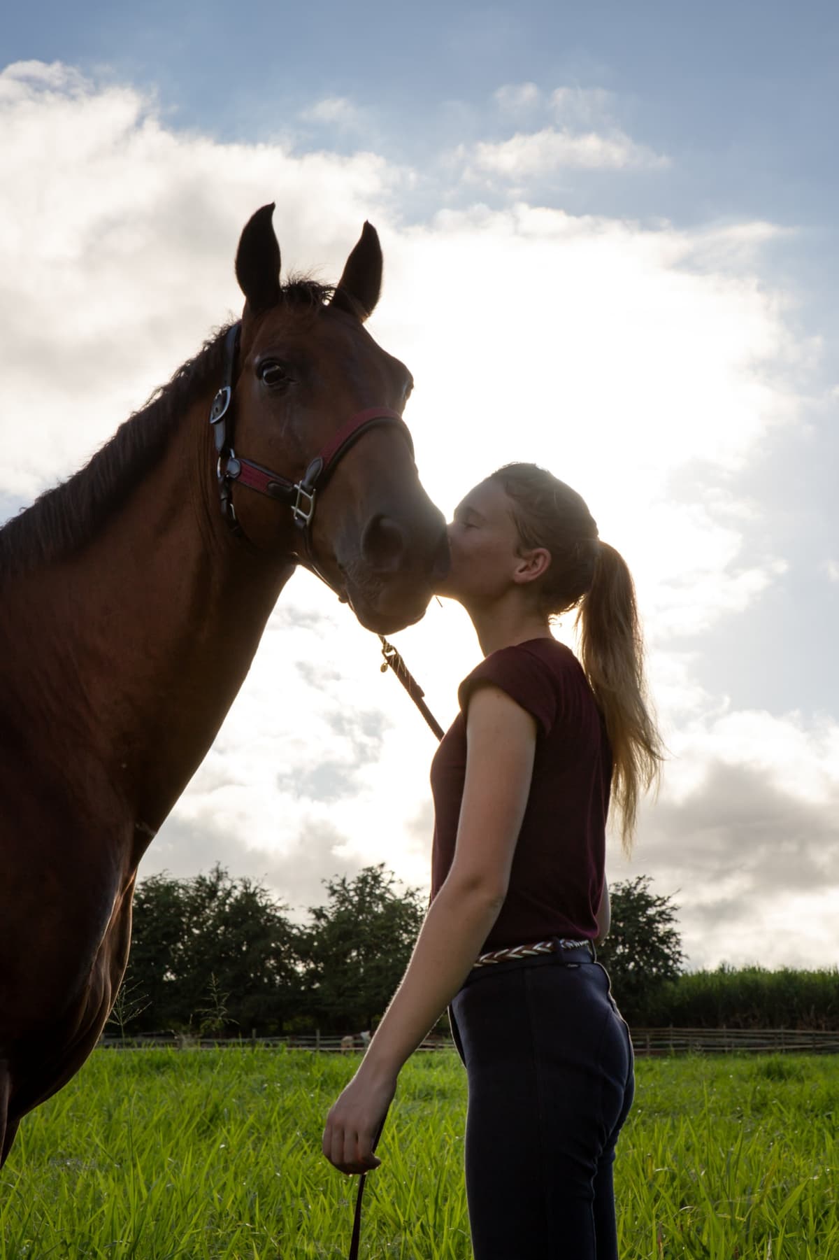 Manon avec un cheval